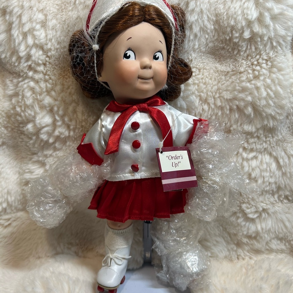 Mattel Red and White Doll